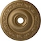 Ekena Millwork Logan Ceiling Medallion (Fits Canopies up to 6 1/8"), 24 1/4"OD x 3 7/8"ID x 2"P, Pale Gold CM24LO1PAS - alternate 1
